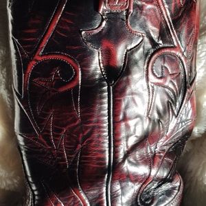 Lucchese Ox Blood Boots